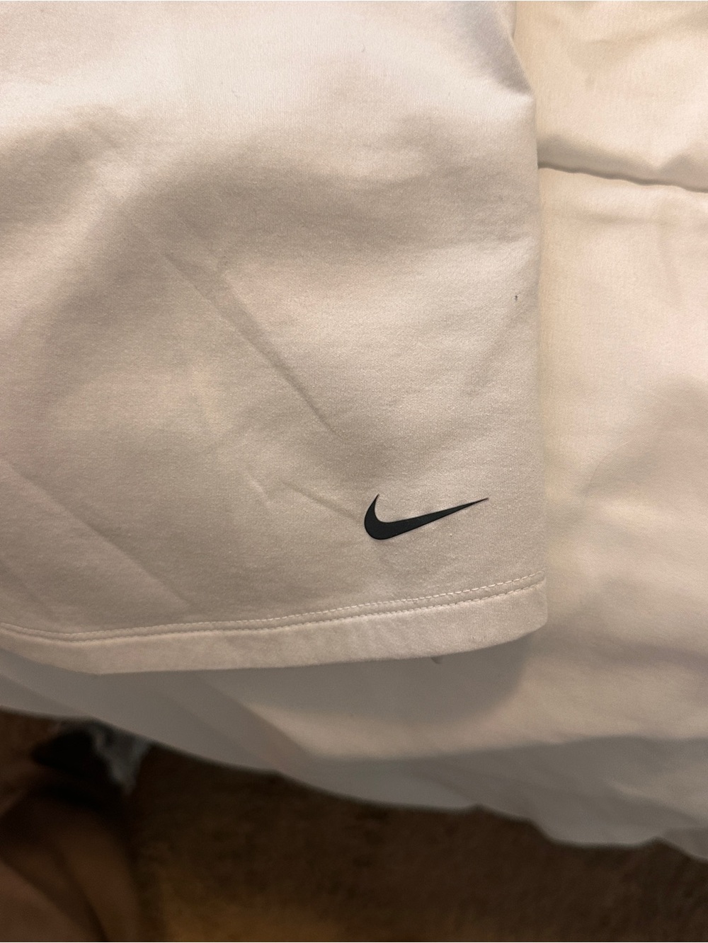 Nike women’s ' White Athletic with Black Swoosh